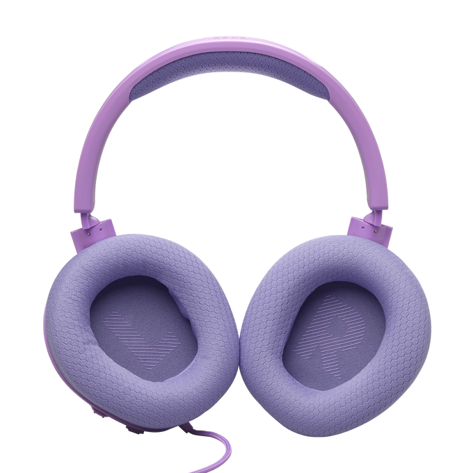 JBL Quantum 100M2 - Purple - Wired over-ear gaming headset with detachable mic and mute option - Detailshot 4 image number null